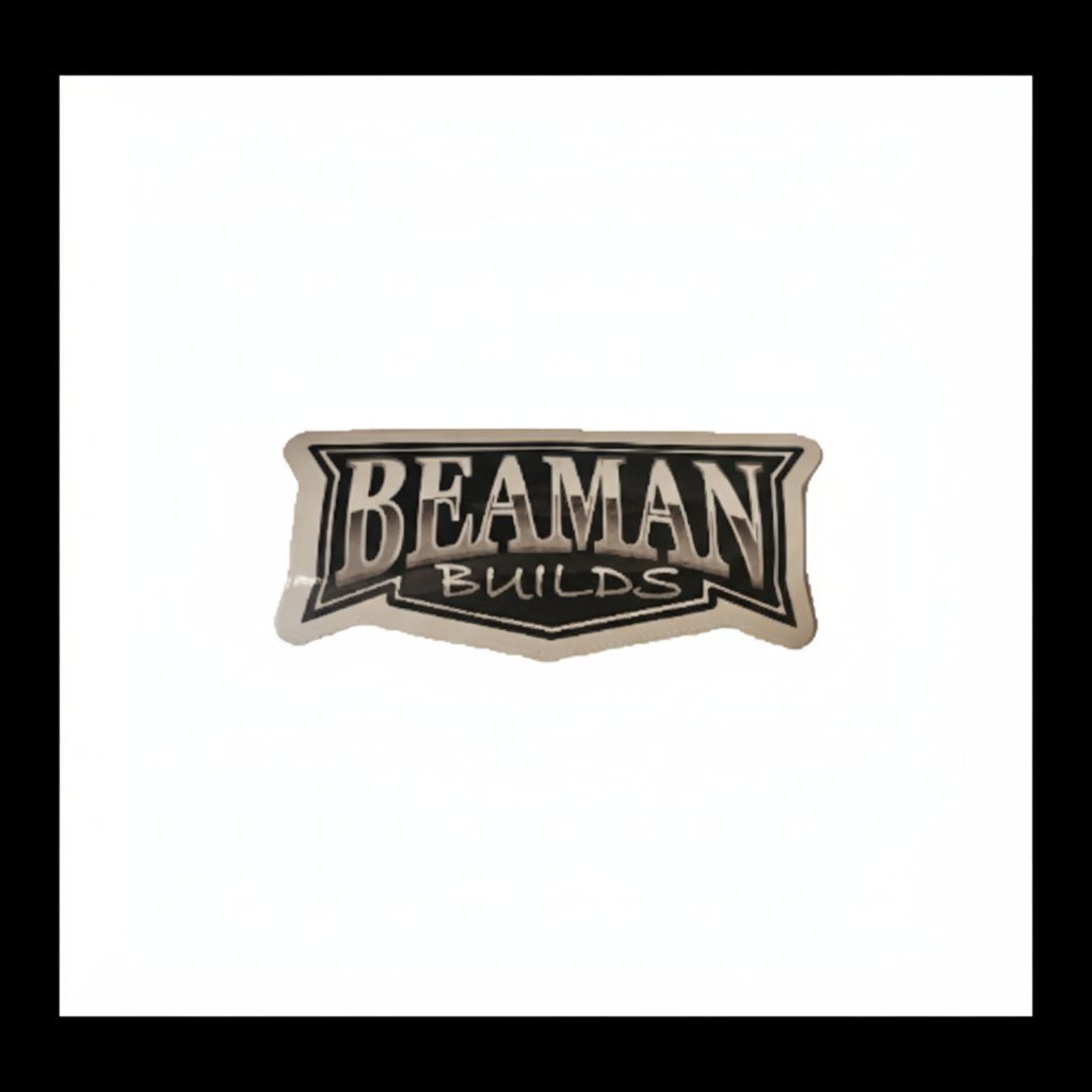 Beaman Builds 5" Sticker